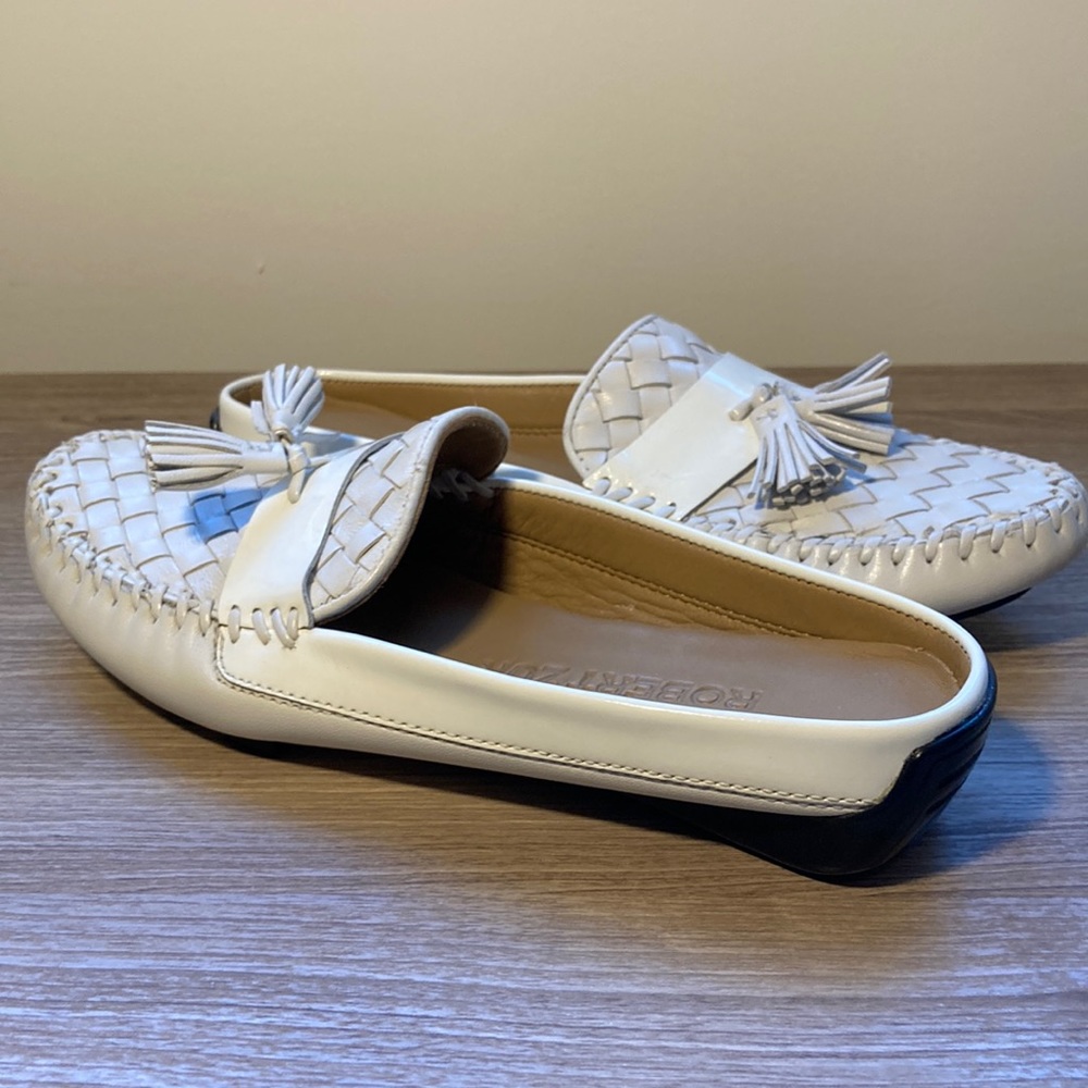 Robert Zur woven tassel mule driving shoes 71/2 AA